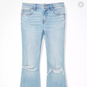 American Eagle Flared Denim Jeans - Low Rise